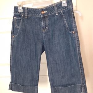 Denim Bermuda shorts